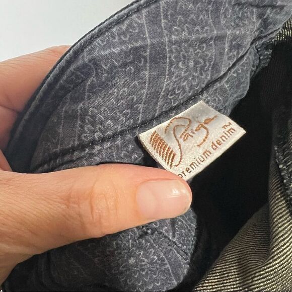 Paige Skyline Ankle Peg Jeans Black Wash - Picture 10 of 11